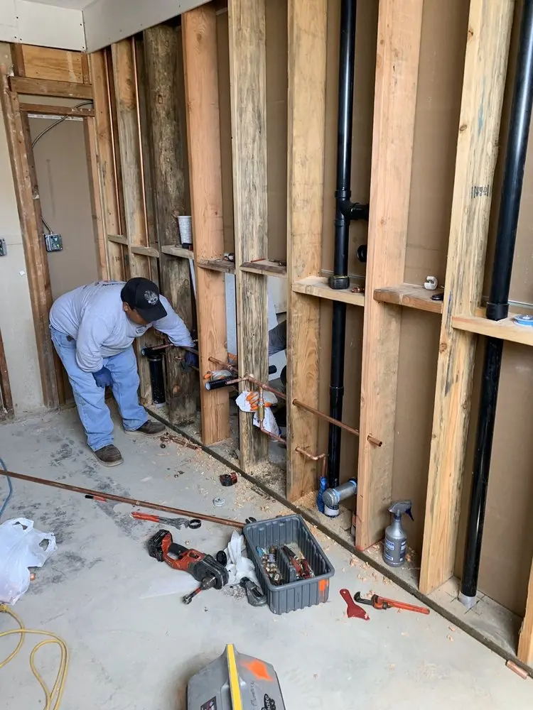 Commercial rough-in plumbing for Gas Line Repair in Cypress Springs